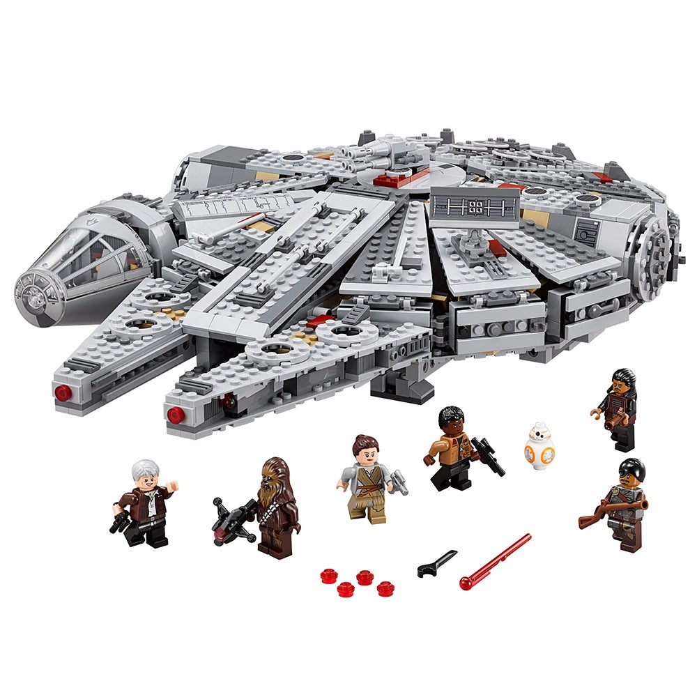 STAR WARS Force Awakens MILLENNIUM FALCON Compatible Lego 75105 Gift
